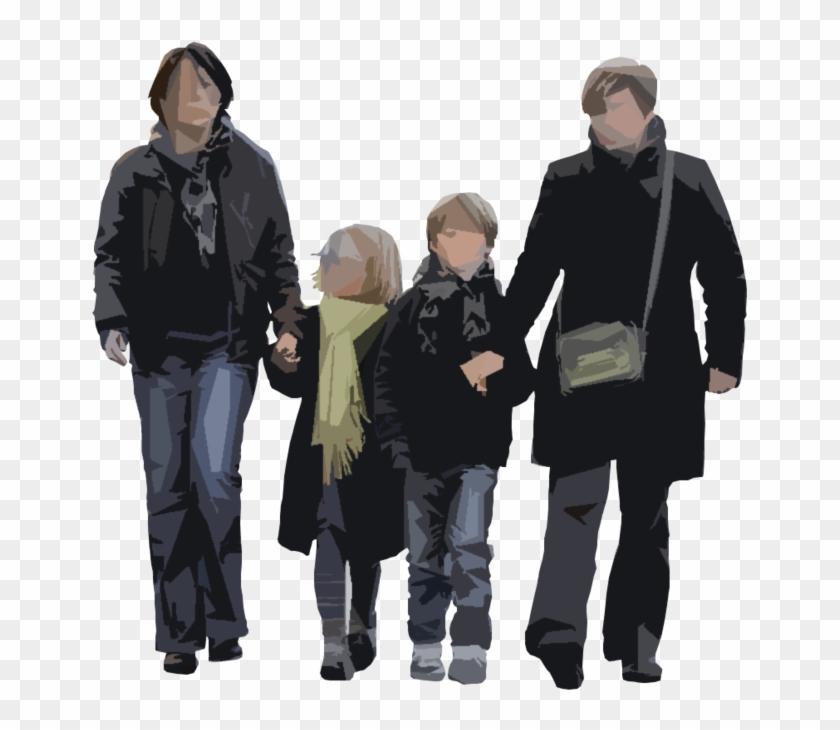 Indian People Walking Png - Many Walking People Png Clipart