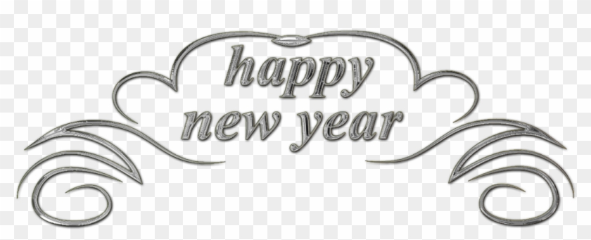 Happy New Year Text 2 - Happy New Year Png Text Clipart