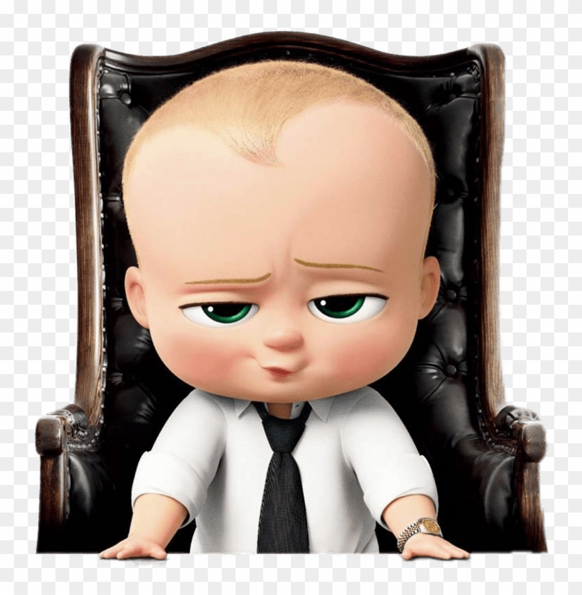 Boss Baby In Desk Chair - Boss Baby Full Hd Clipart