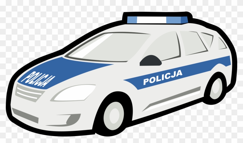 Open - Police Car Clipart