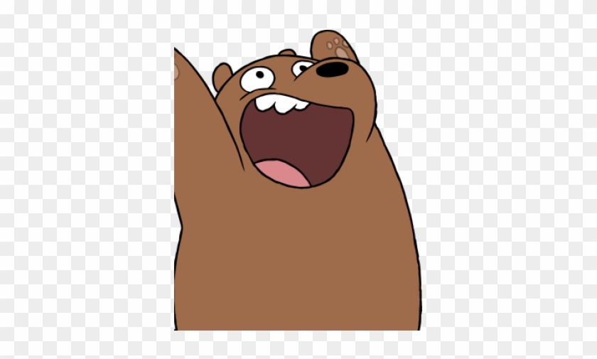 Cartoon Network Clipart Grizzly Bear - We Bare Bears Panda Grizz Ice Bear - Png Download