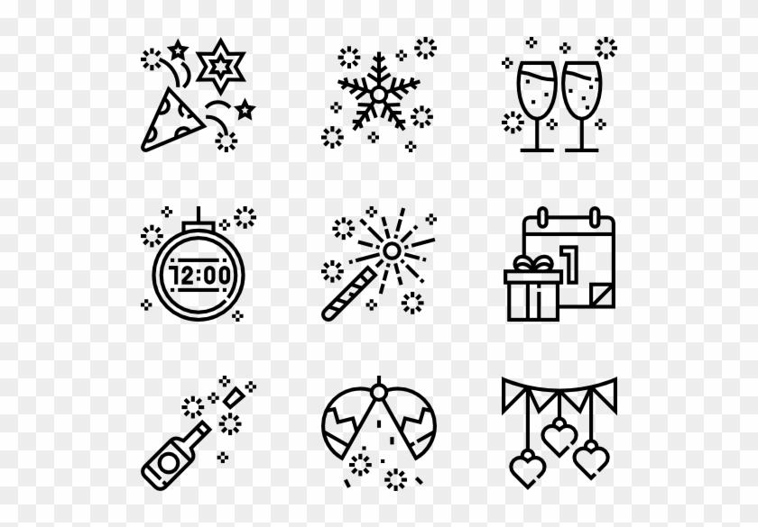 Happy Newyear - Concert Icon Clipart