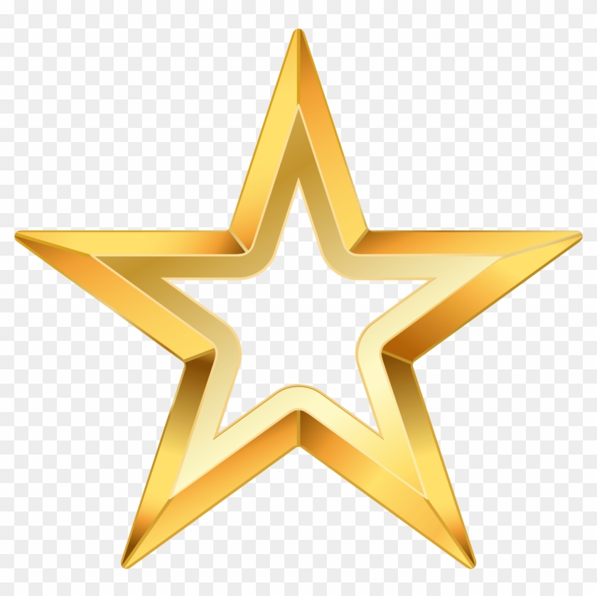 Star Png Clipart Png Image - Gold Star Transparent Background