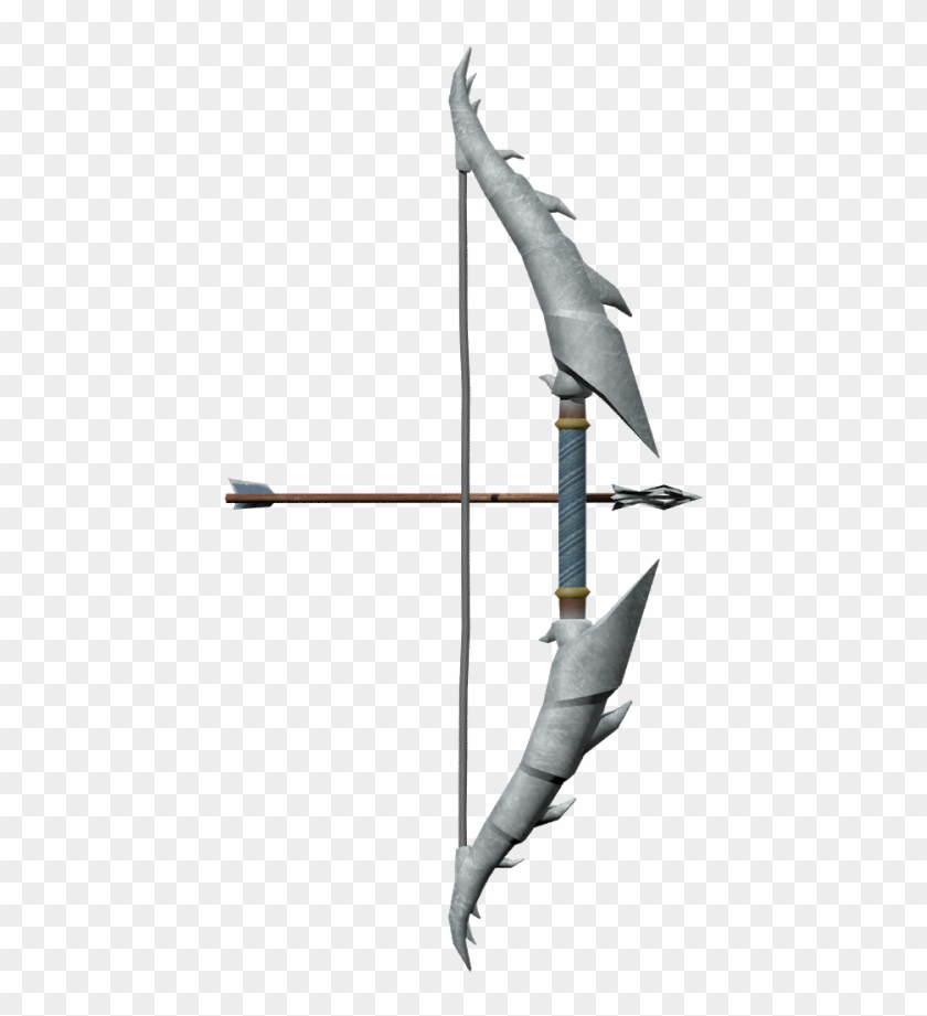 Bow And Arrow Png - Longbow Clipart
