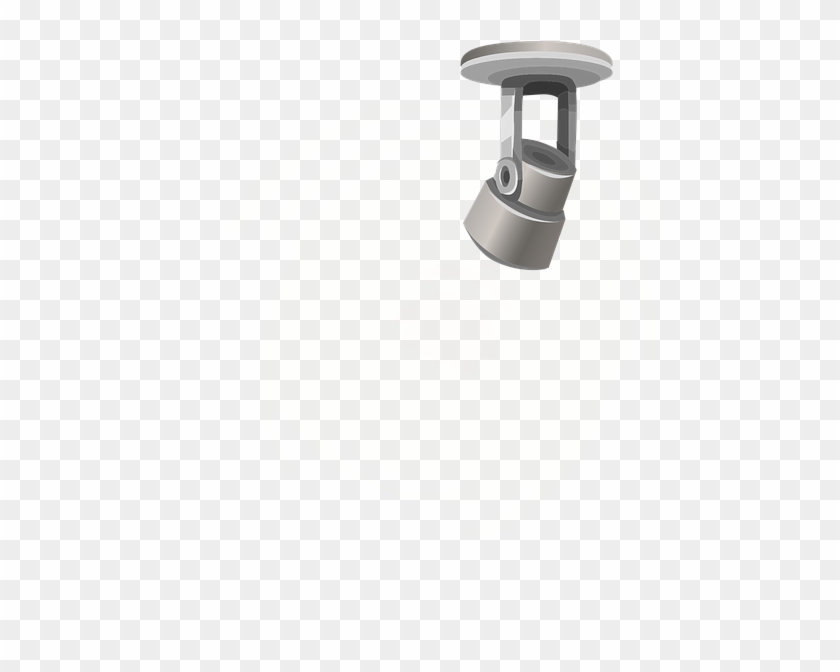 White Spotlight Png - Luz De Teto Png Clipart