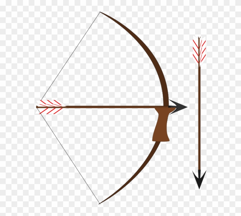 Bow And Arrow Vector Clip Art - Bow And Arrow Robin Hood - Png Download