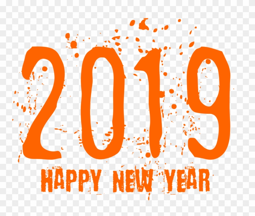 Happy New Year Png, Happy New Year Images, Happy New - Happy New Year 2019 Text Png Clipart #18246