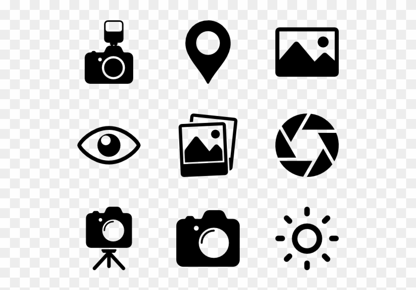 Photography - Photography Icons Clipart #18328