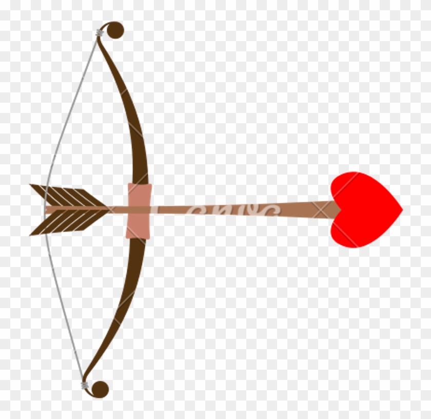 Valentines Bow And Arrow , Png Download - Valentines Day Bow And Arrow Png Clipart