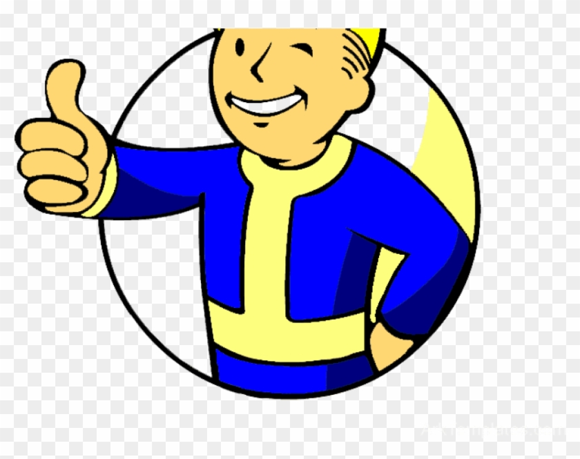 Free Png Download Thumbs Up Vault Boy Png Images Background - Vault Boy Thumbs Up Clipart
