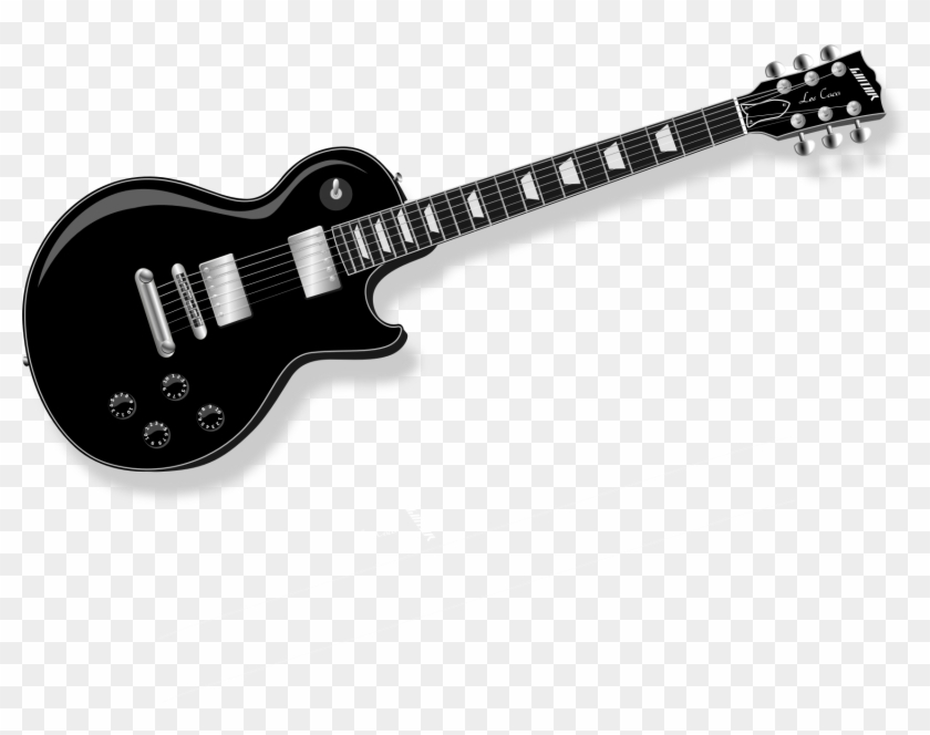 This Free Icons Png Design Of Black Electric Guitar Clipart #18600