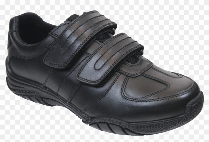 Chivers Touch Fastening Boys School Shoe - Hiking Shoe Clipart