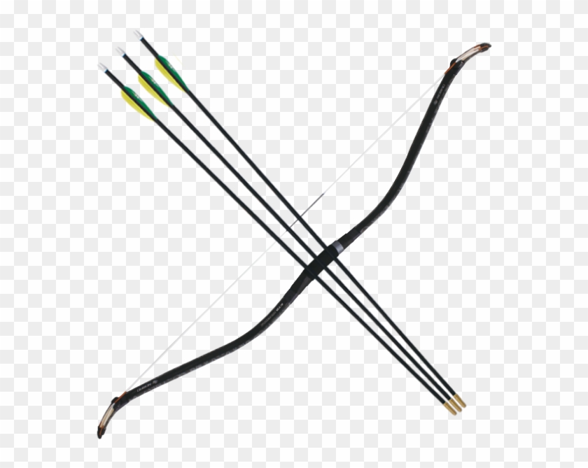 Ktb Kingdom Bow And 3 Arrows Set - Arrow Clipart