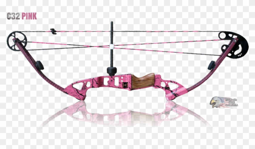 C32 Pink Bow - Bow And Arrow Pink Clipart