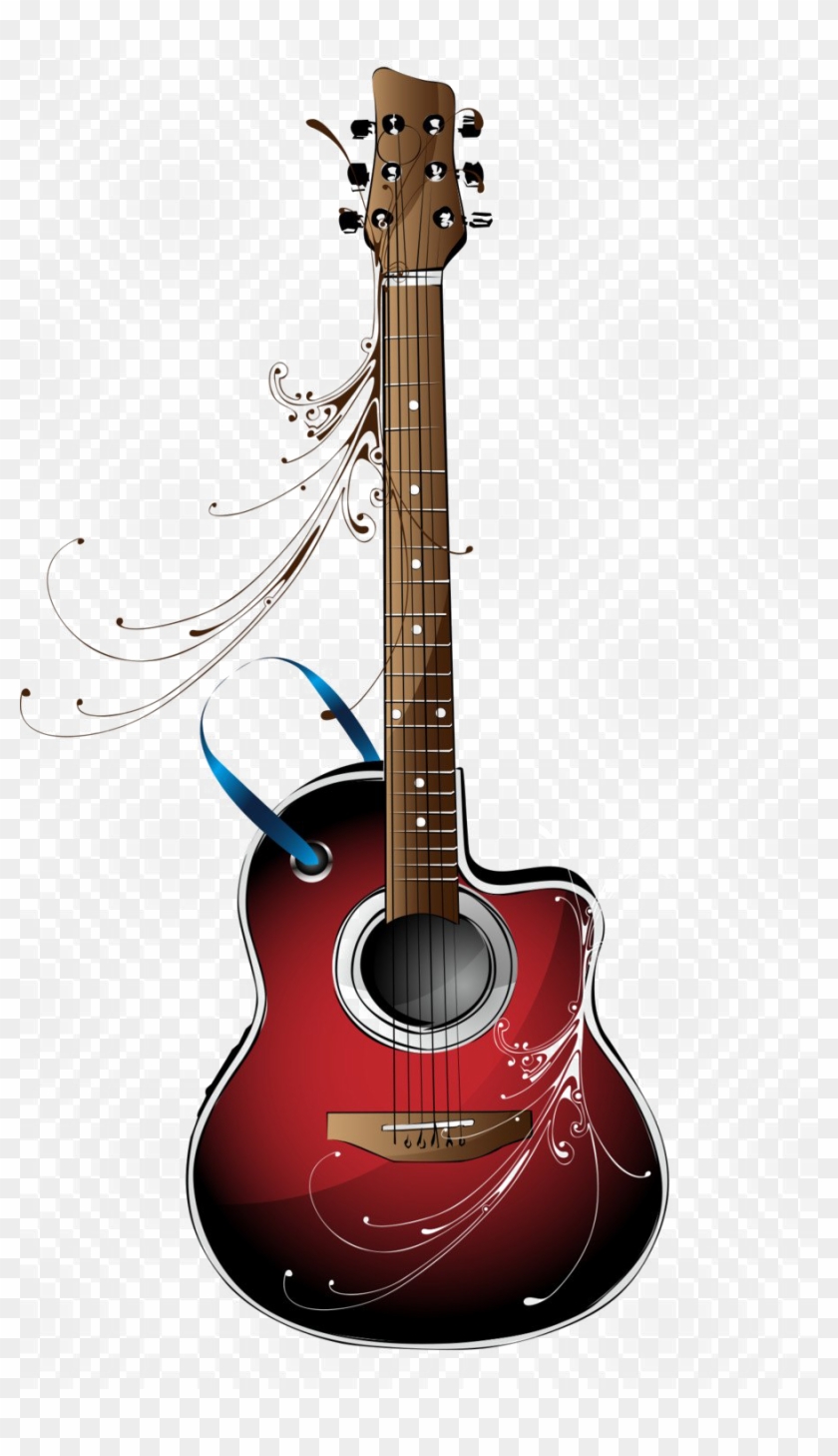Red Electric Guitar Png Free Download - Guitar Png For Picsart Clipart