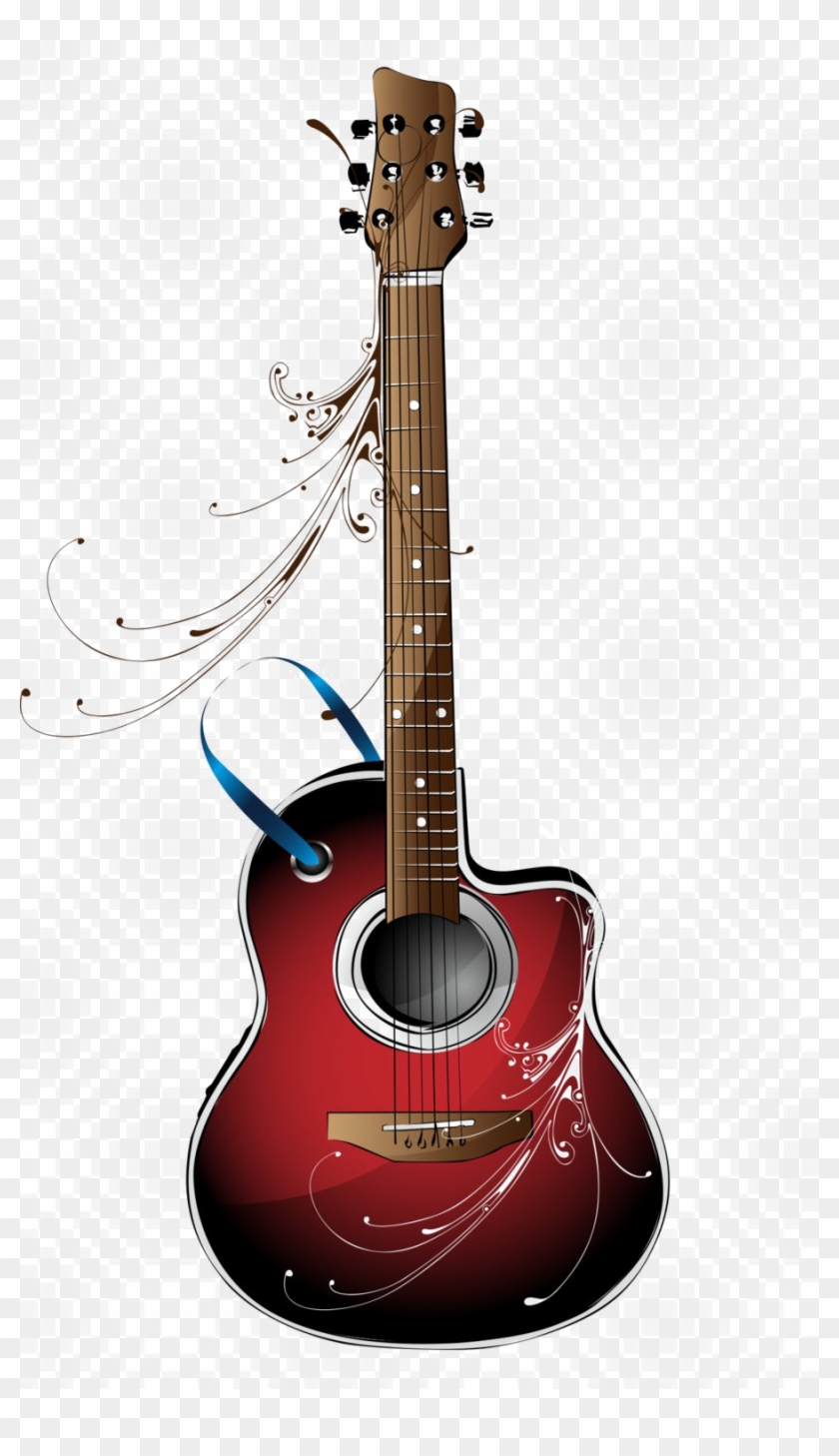 Red Electric Guitar Png Free Download - Guitar Png For Picsart Clipart #18837