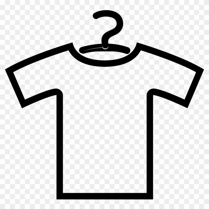 Png File - Shirt On Hanger Clipart Transparent Png #18876