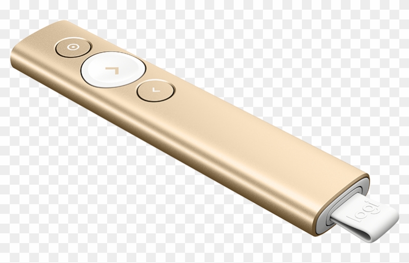 Logitech Spotlight Wireless Presentation Remote - Spotlight Presentation Remote Gold Clipart