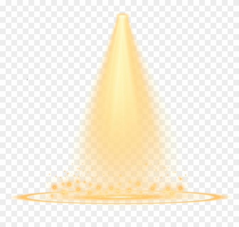 Ftestickers Lights Stagelight Spotlight Neon Gold - Stage Lighting Clipart