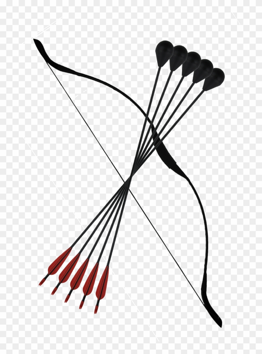 Weapon Clipart Archery - Larp Bow And Arrows - Png Download #19081
