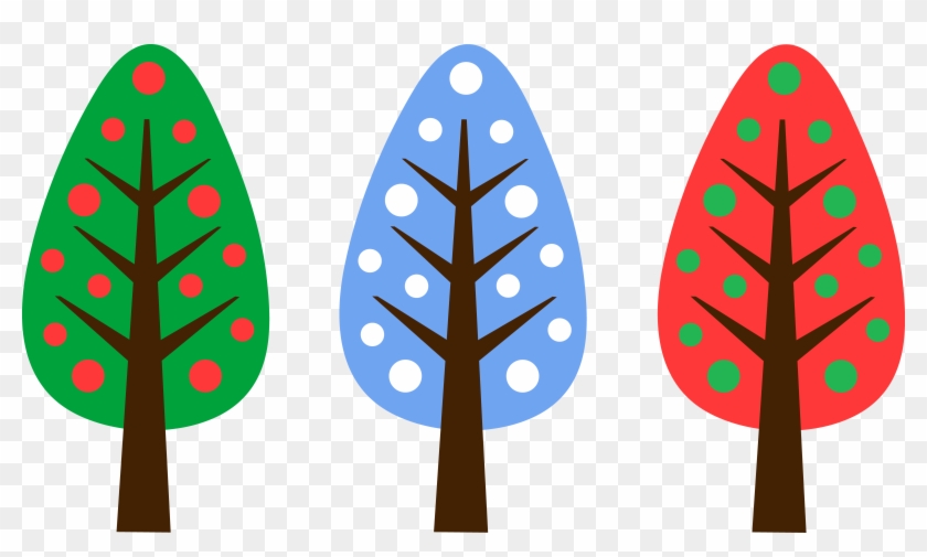 Cute Unique Christmas Tree Designs - Holiday Clipart - Png Download