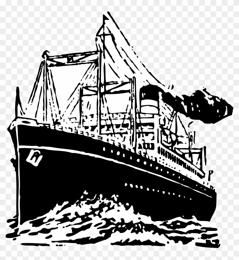 Jpg Royalty Free Download Shipping Vector Vinta - Ship Clipart Png Transparent Png #19255