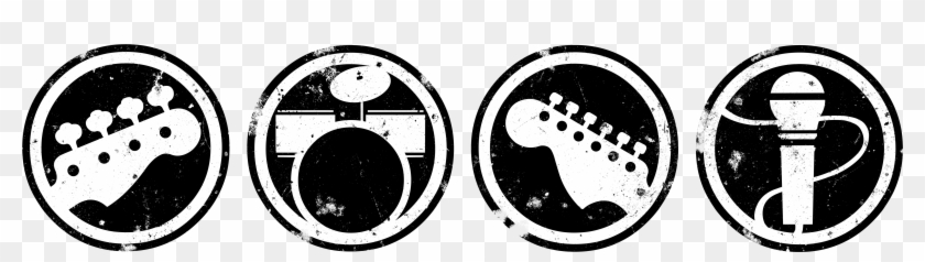 Bandas De Rock Png - Rock Band Instrument Logos Clipart #19382