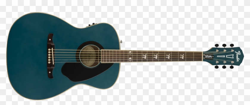Sapphire Blue Acoustic Electric Guitar - Fender Paramount Pm 2 Deluxe Clipart