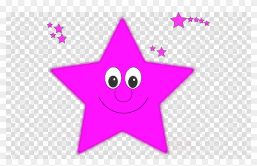 Cute Star Clipart Drawing Clip Art - Black Star Transparent Background - Png Download #19475