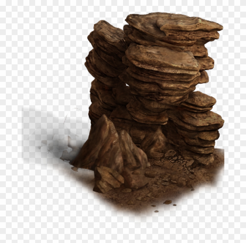 Real Rocks Set 2 - Rock Sprite Png Clipart #19542