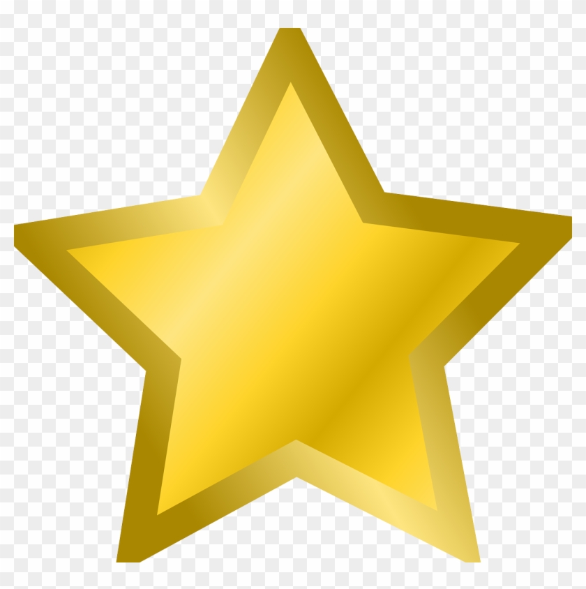 Clip Art Freeuse Stock Gold Star Clipart - Gold Star Clipart - Png Download
