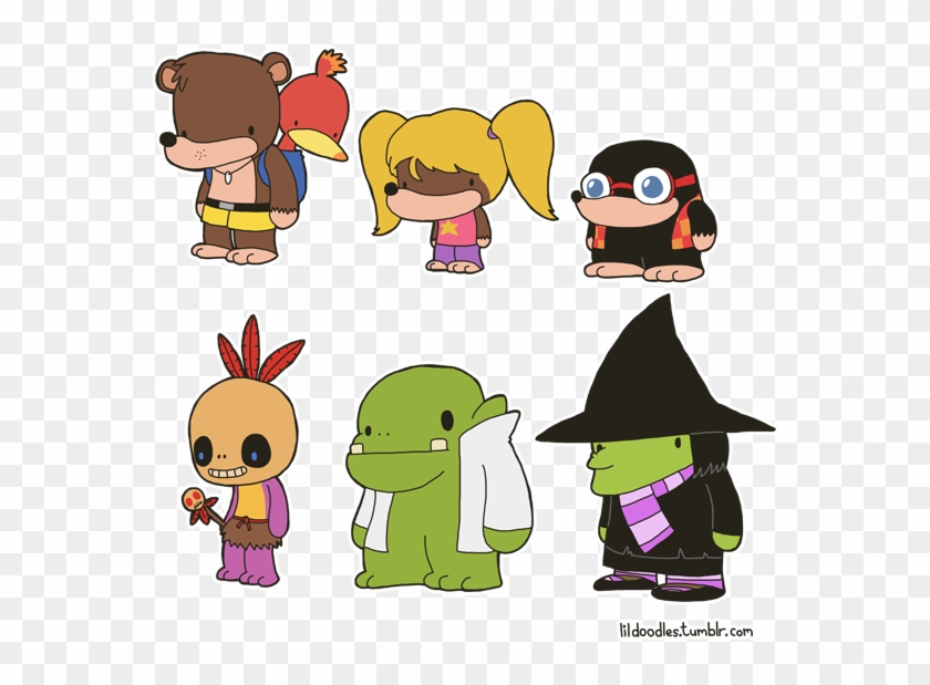 Lil' Banjo-kazooie Booster Pack This Pack Includes - Cartoon Clipart