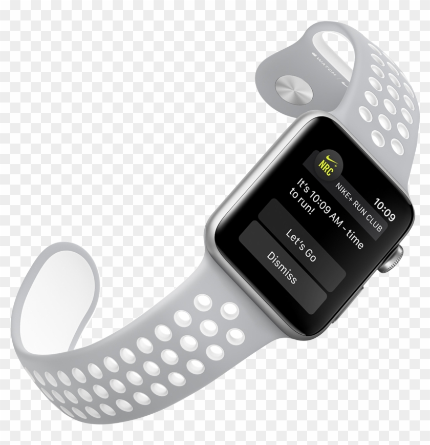 Apple Watch Nike , 38mm And 42mm Silver Aluminium Case - Correas Apple Watch Nike Clipart #100800