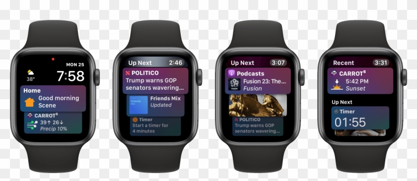 Why The Siri Face Is All I Need From My Apple Watch - Apple Watch 4 Complications Clipart