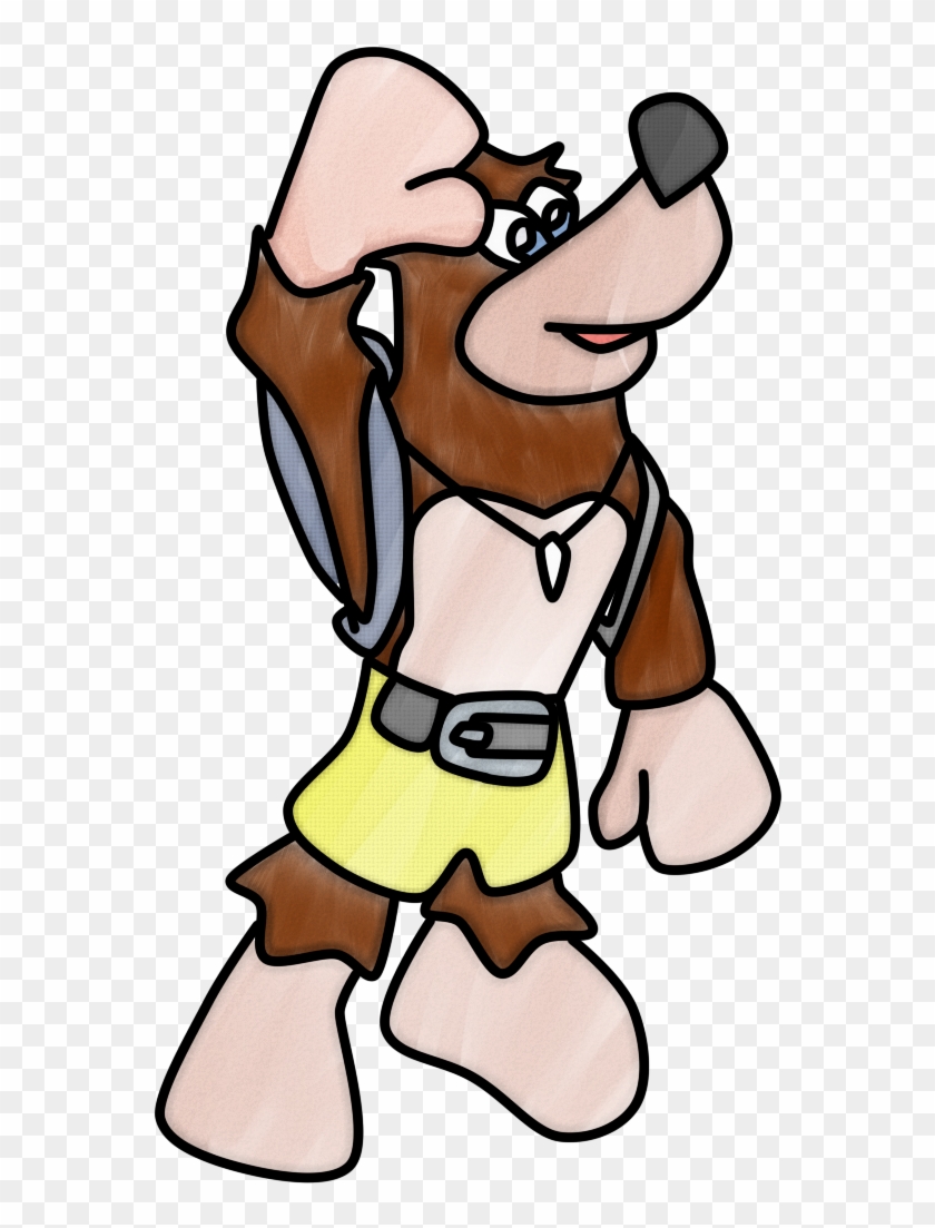 Banjo & Kazooie I Attempted To Make Some Art Of Myself, - Cartoon Clipart