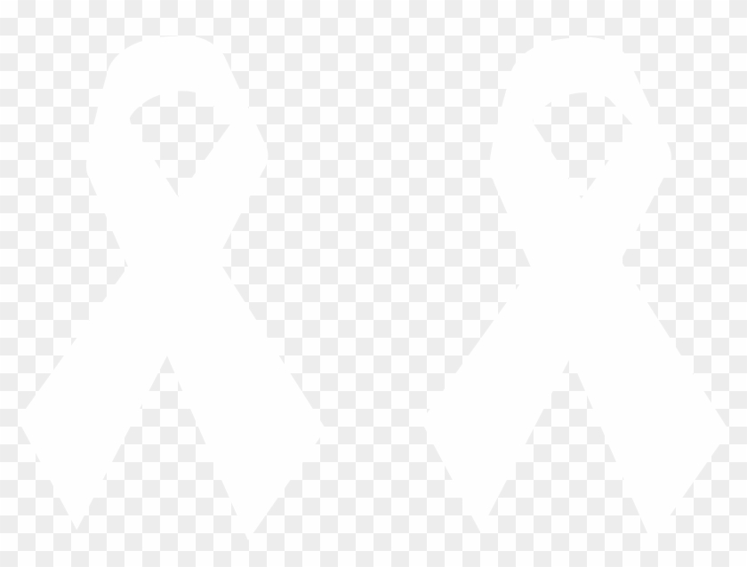 Breast Cancer Ribbon Logo Black And White - Johns Hopkins Logo White Clipart