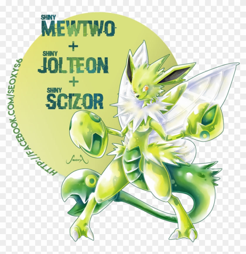 Shiny Mewtwo X Shiny Jolteon X Shiny Scizor By Seoxys6 Clipart