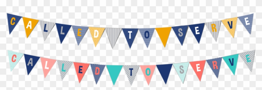 Called To Serve Bunting Banner - Party Flags Cartoons Clipart