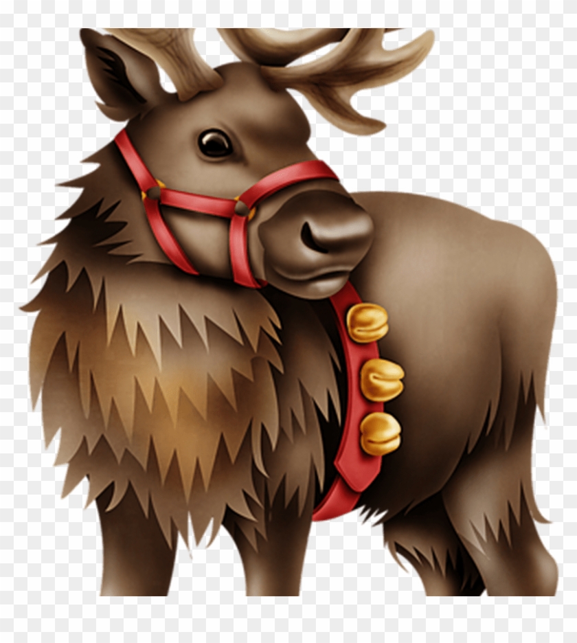 Christmas Moose Clipart At Getdrawingscom Free For - Christmas Moose Png Transparent Png #102433