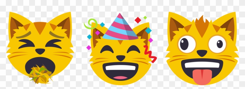 More Exciting Emoji Theme Packs To Come - Cat Emoji Set Png Clipart #102514