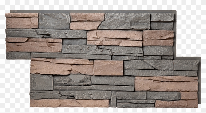 Many People Install Genstone Along An Exposed Foundation - Faux Stone Panels Clipart #102543