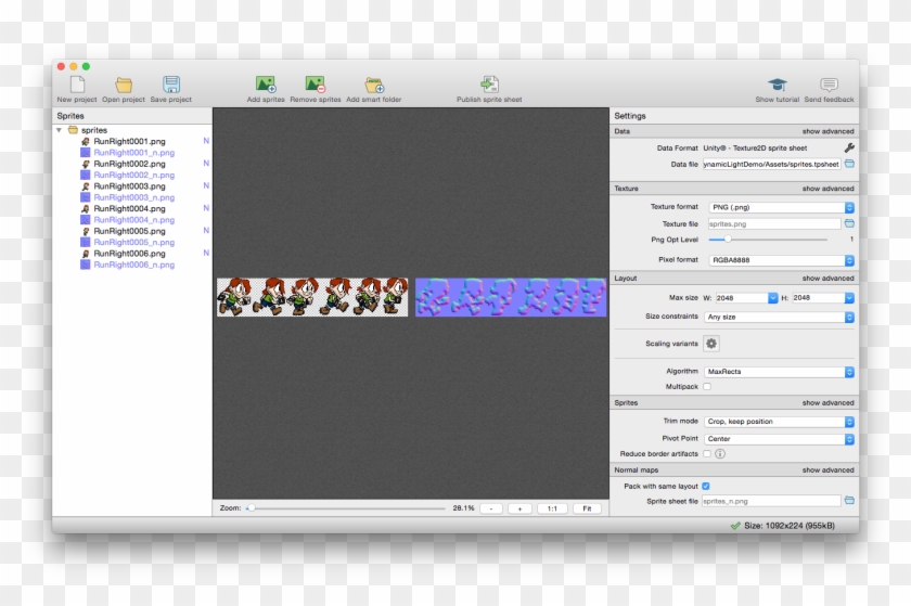 Pack Normal Maps With Texturepacker - Sprite Format Unity Clipart ...