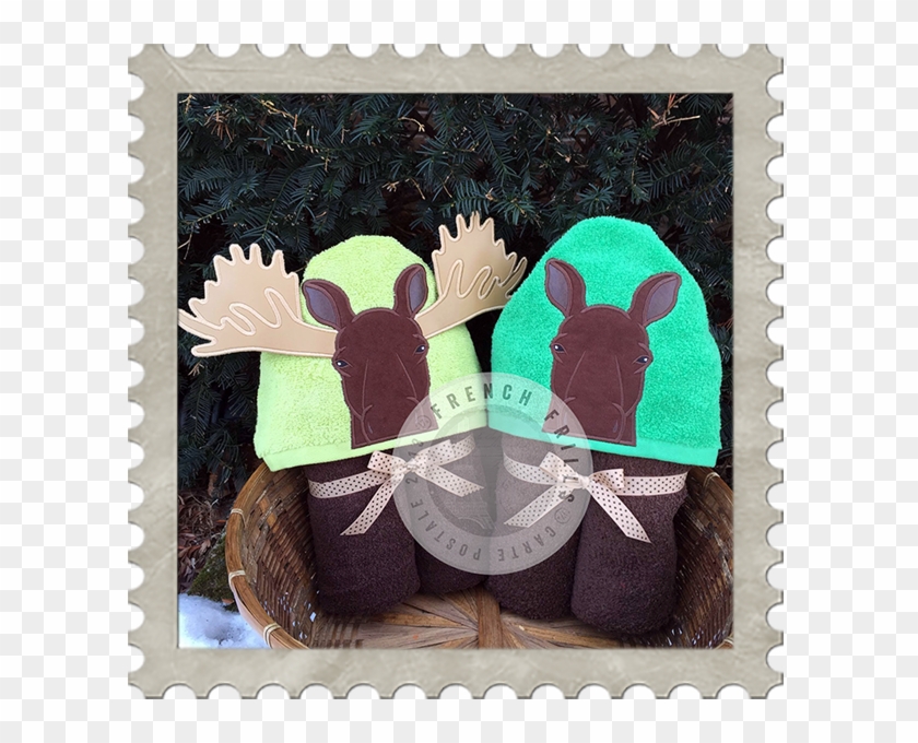 Moose - Postage Stamp Clipart