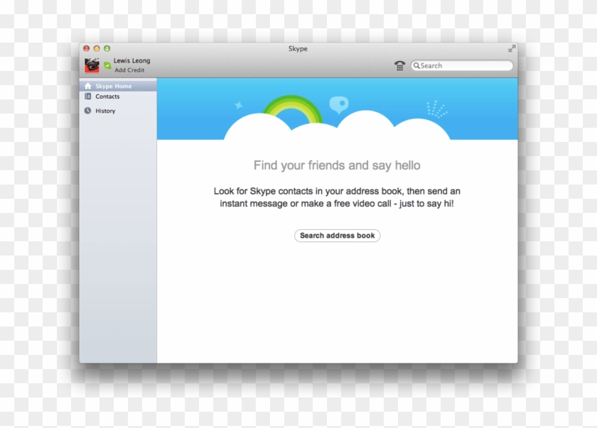 Good Old Skype Vs New Interface In - Skype Mac Clipart