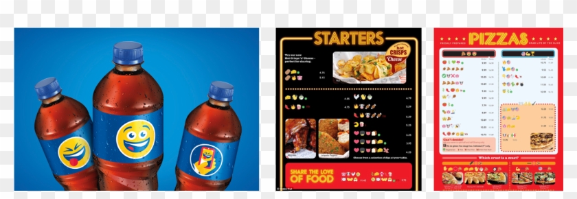 Pepsi Emoji Bottles & Pizza Hut Emoji Menus Are A Few - Pizza Hut Menu Uk 2017 Clipart #103458