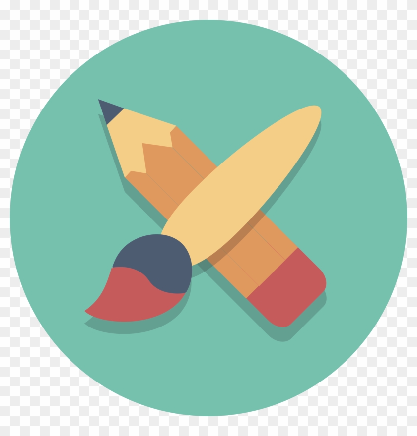 Open - Art Flat Icon Png Clipart #103482