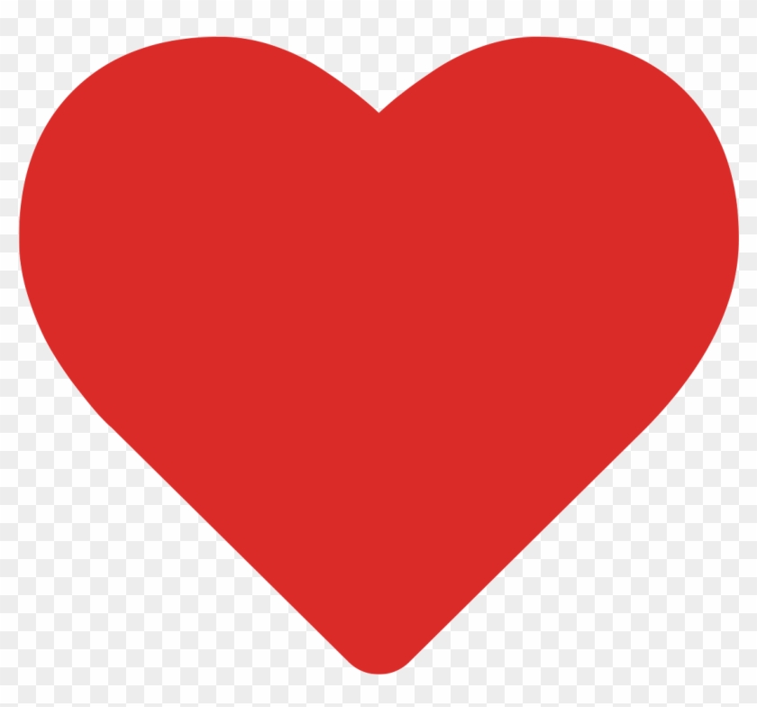 Download - Heart Emoji With White Background Clipart