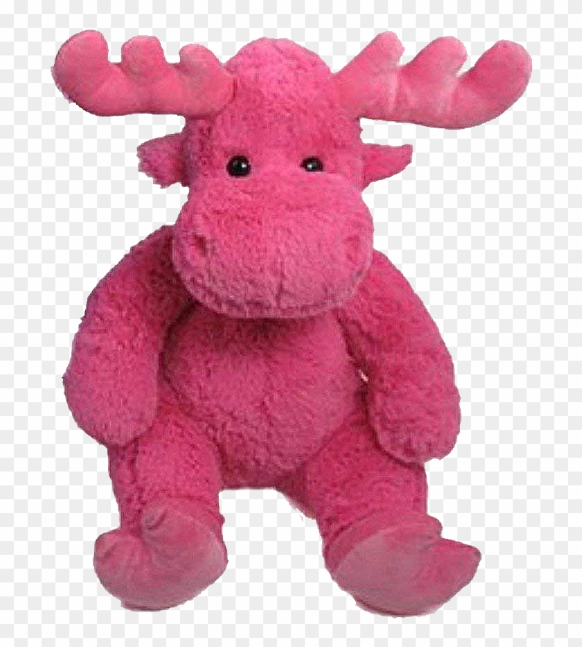 Pink Moose Plush Toy Wishpets - Stuffed Toy Clipart #103723