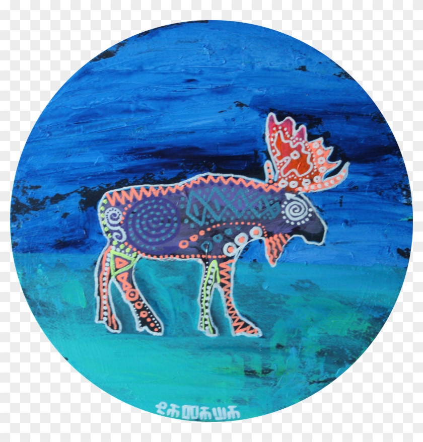 11" Diameter 3/4" Thick Birch Plywood Substrate - Illustration Clipart