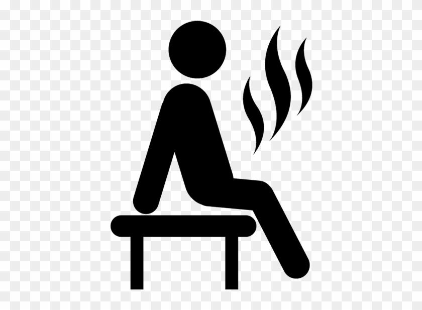 Steam Room - Sitting Clipart #103799